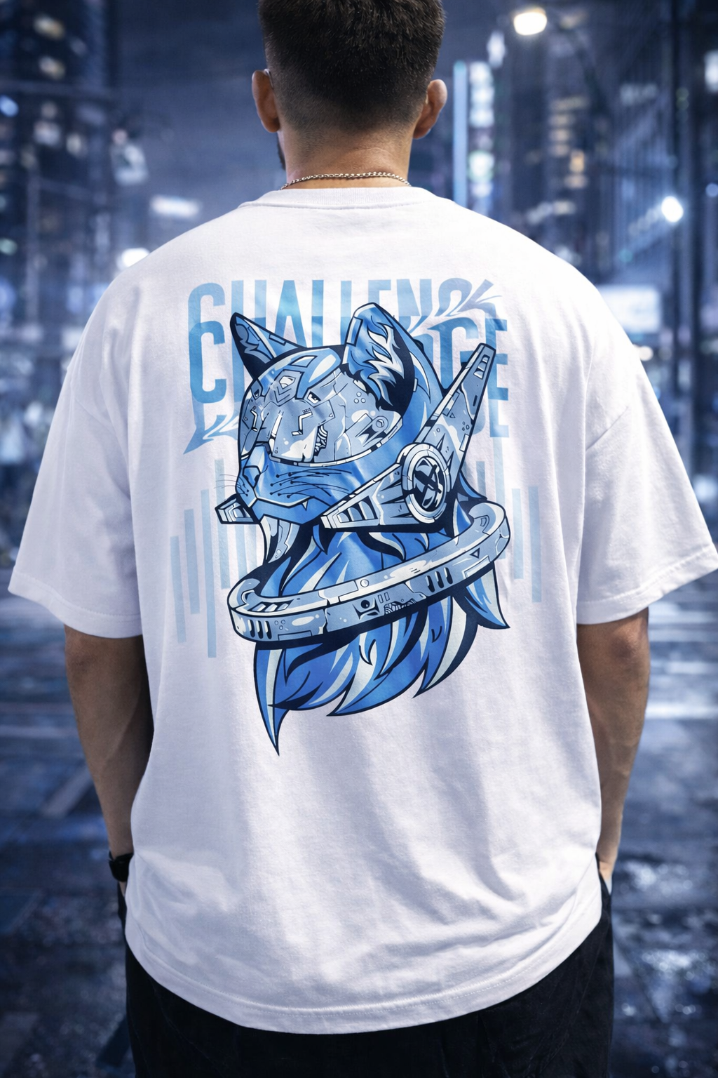 CYBER FOX : TOXIC CHALLENGE – Oversized Streetwear T-Shirt