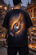 Shiv Shakti Divine Union Oversized T-Shirt – Cosmic Bond Streetwear Edition